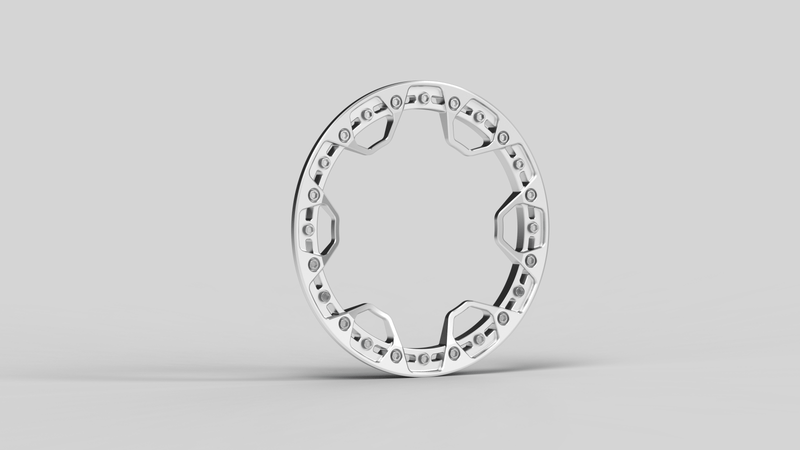 Load image into Gallery viewer, 17 inch Floating Beadlock Ring for ADV - Classic Wheels - FSPE