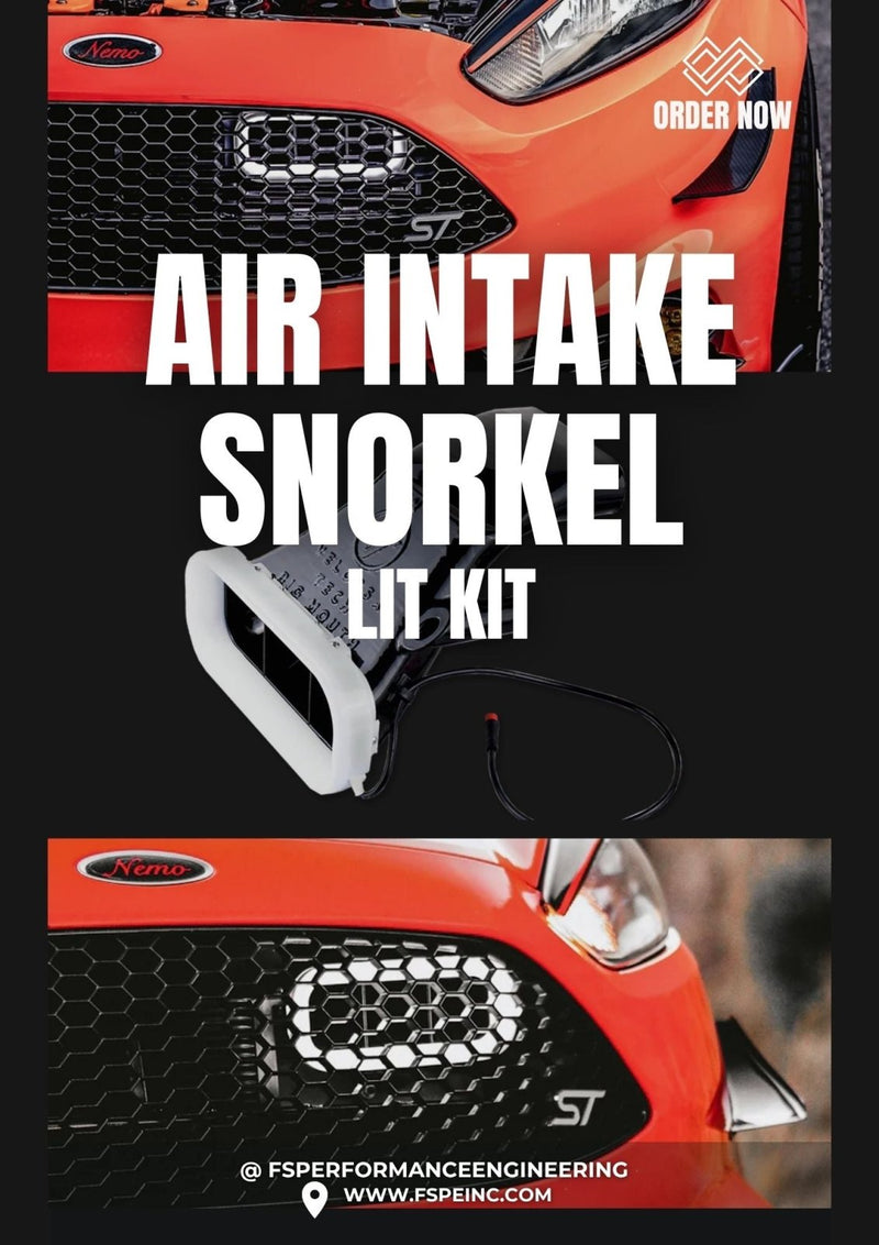 Load image into Gallery viewer, 2014 - 2019 Ford Fiesta ST (2018 - 2019 MK7 and MK7.5 only) BIG MOUTH LIT KIT Ram Air Intake Snorkel - FSPE