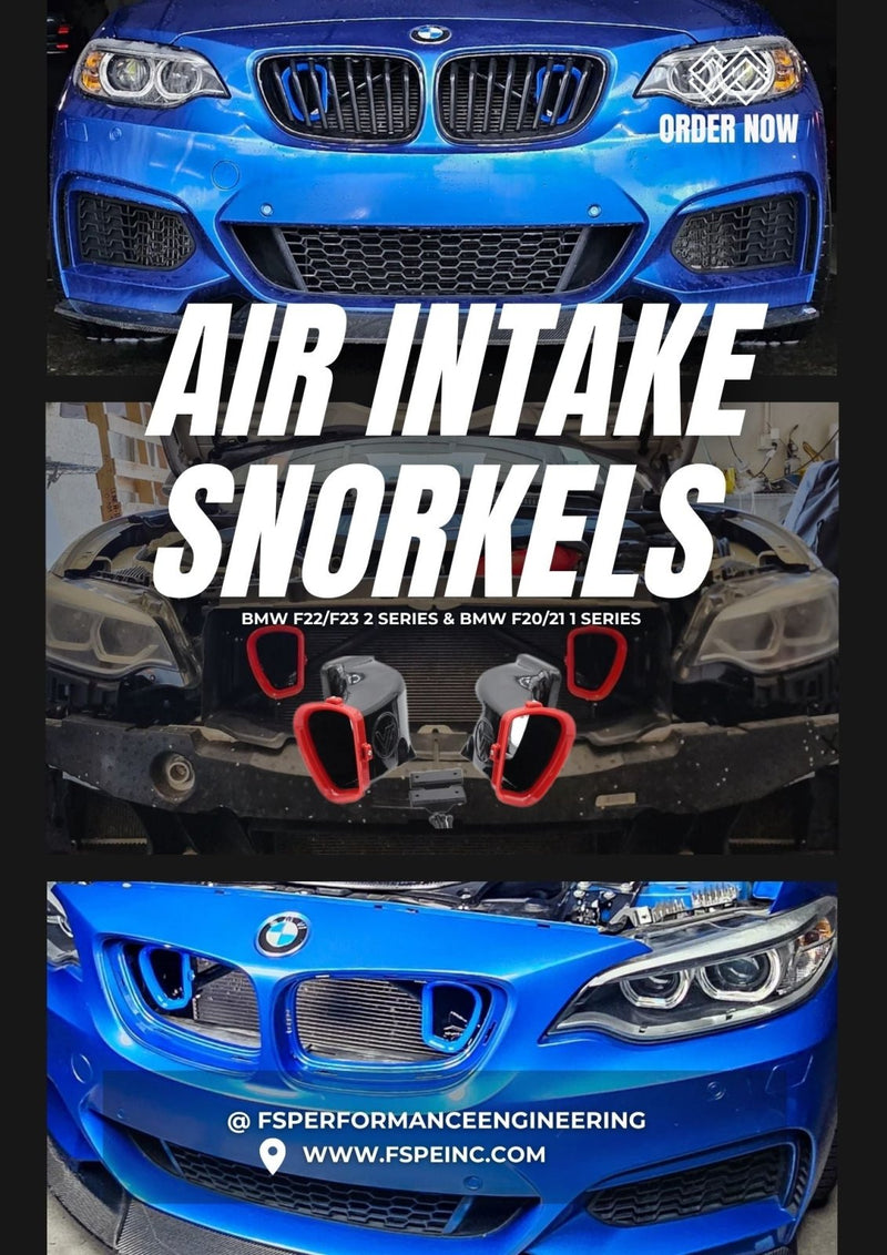 Load image into Gallery viewer, 2014 - 2021 BMW F22 (2 - Series) and 2012 - 2019 BMW F20/F21 (1 - Series) BIG MOUTH Ram Air Intake Snorkel (Single or Dual) - FSPE