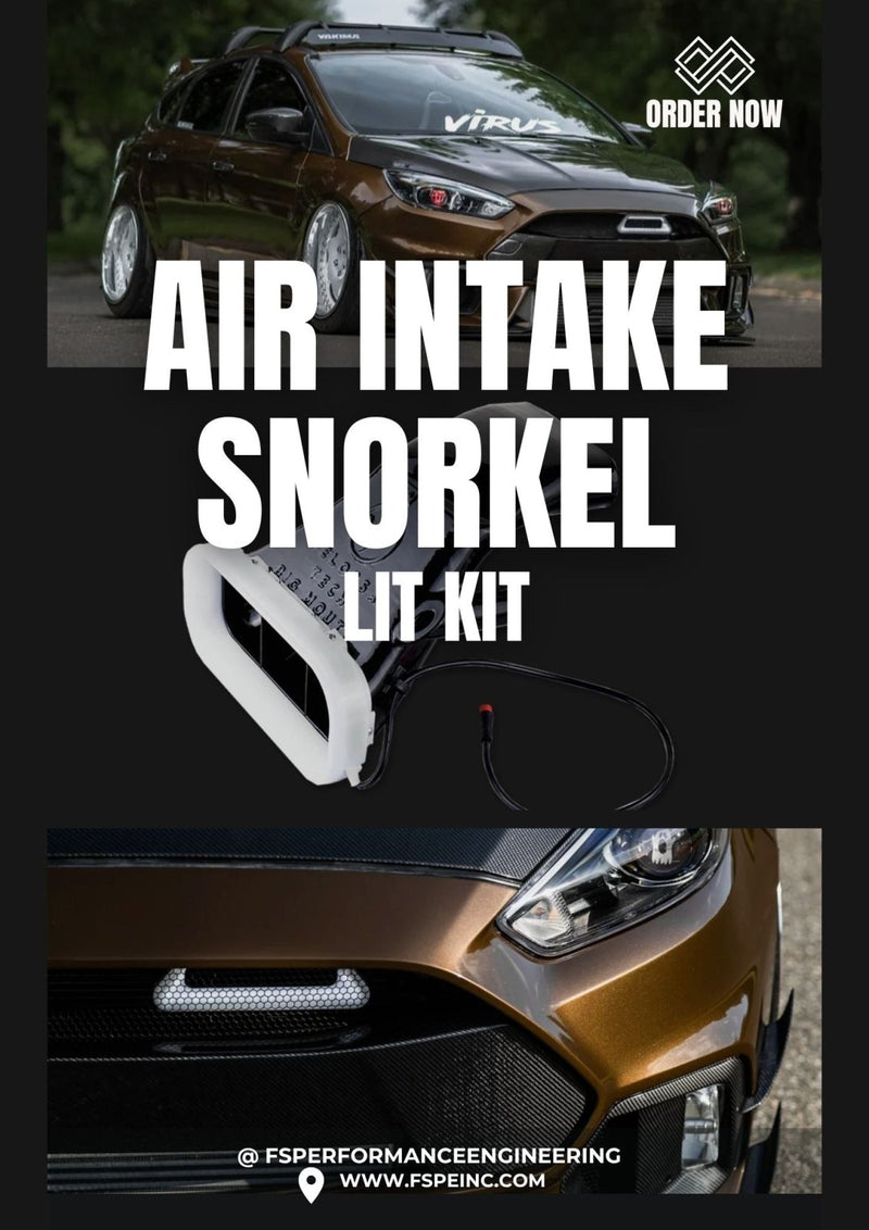 Load image into Gallery viewer, 2016 - 2018 Ford Focus RS BIG MOUTH LIT KIT Ram Air Intake Snorkel - FSPE