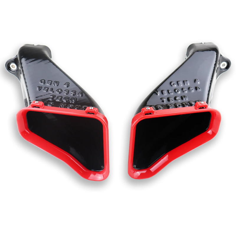 Load image into Gallery viewer, 2017 - 2021 Genesis G70 3.3T Dual BIG MOUTH Ram Air Intake Snorkels - FSPE