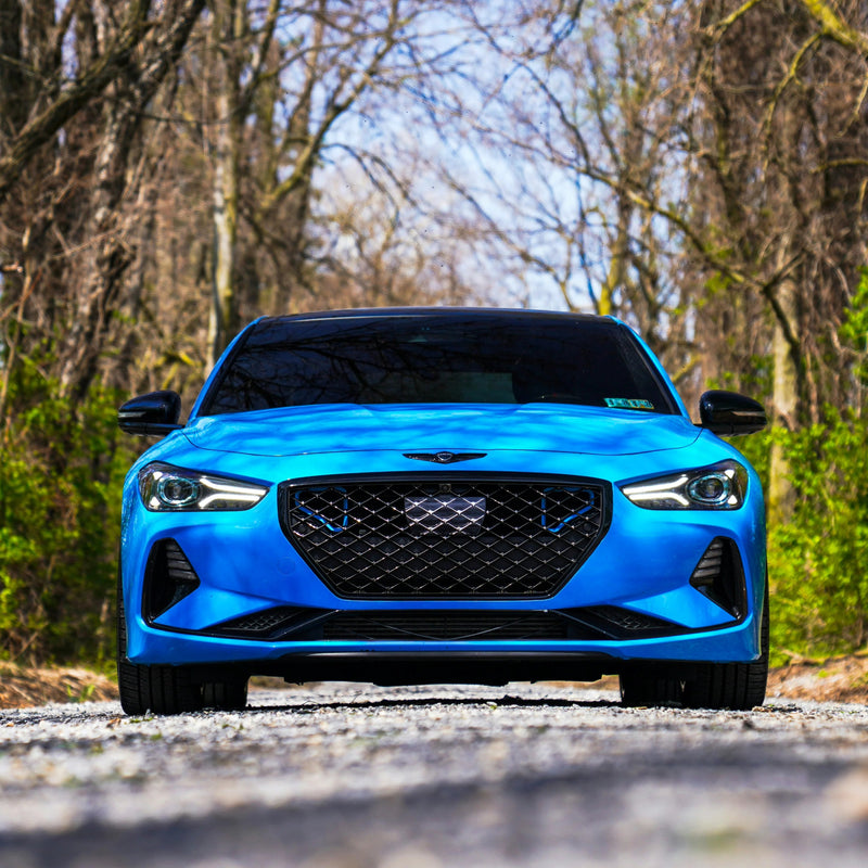 Load image into Gallery viewer, 2017 - 2021 Genesis G70 3.3T Dual BIG MOUTH Ram Air Intake Snorkels - FSPE