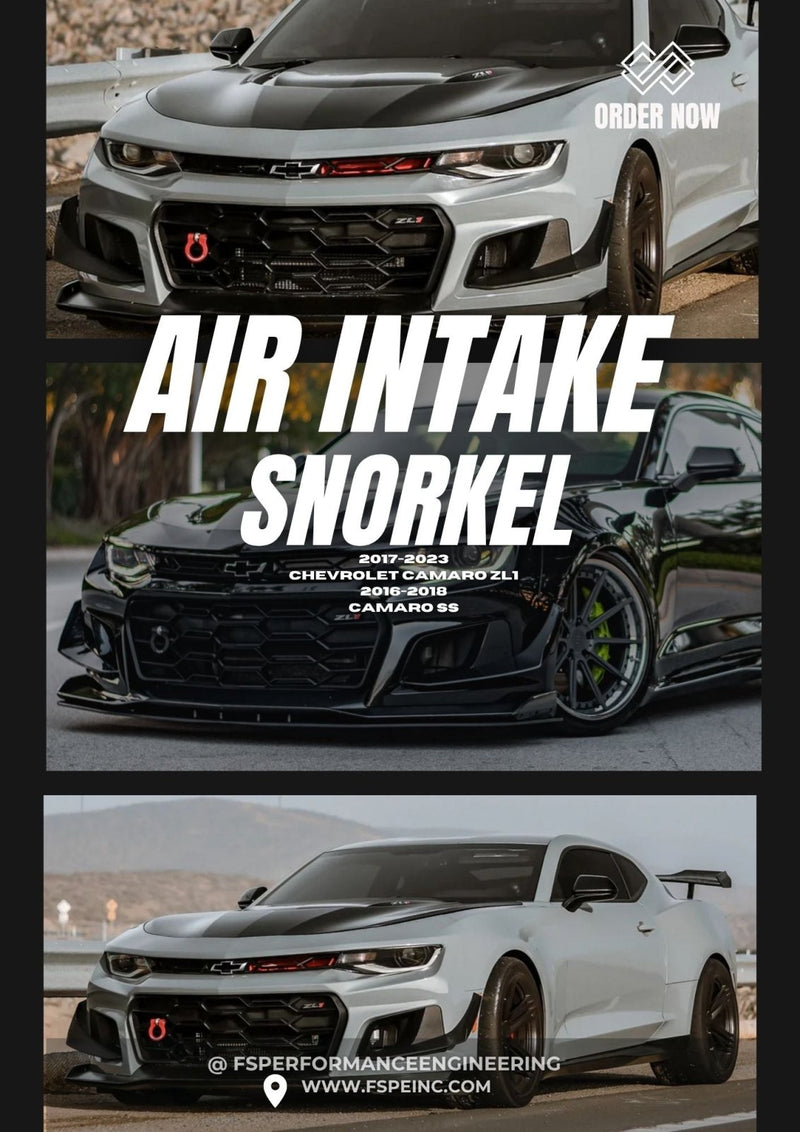 Load image into Gallery viewer, 2017 - 2023 Chevrolet Camaro ZL1 and 2016 - 2018 Camaro SS BIG MOUTH Ram Air Intake Snorkel - FSPE