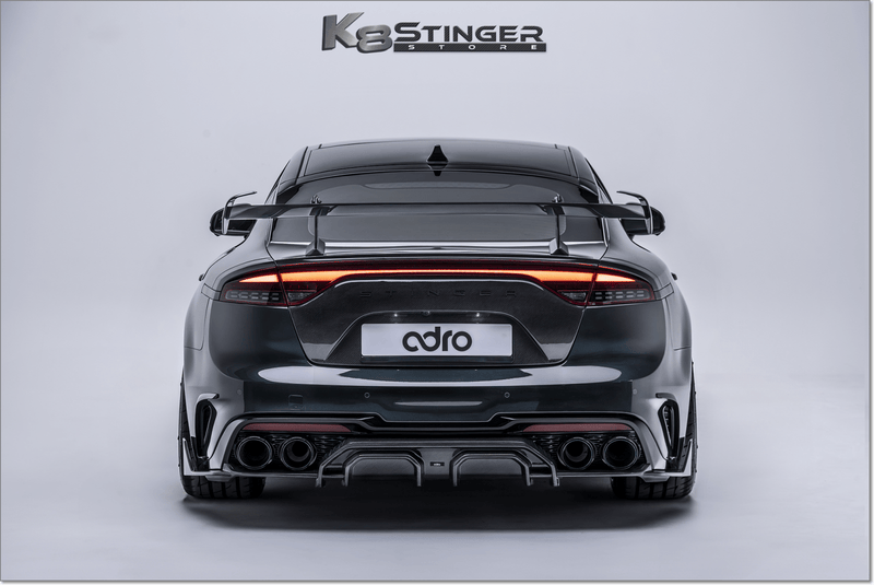 Load image into Gallery viewer, 2018 - 2023 Kia Stinger - Adro AT - R2 Swan Neck Carbon Fiber Wing - FSPE