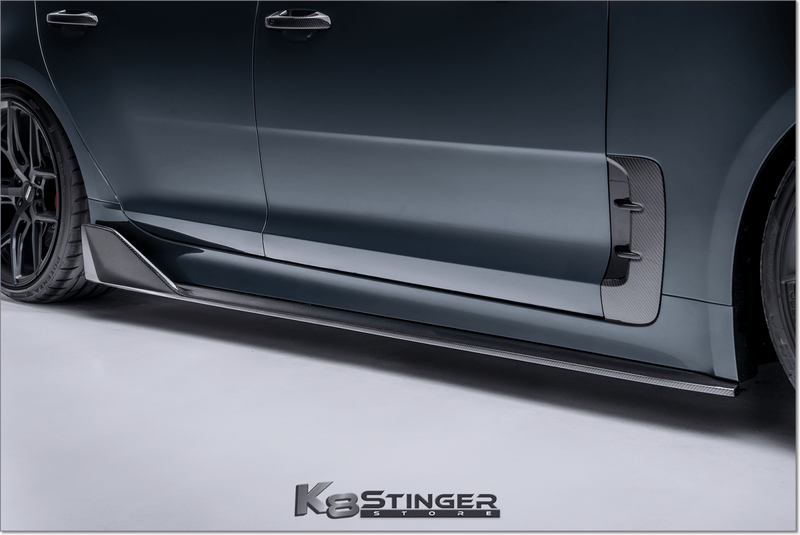 Load image into Gallery viewer, 2018 - 2023 Kia Stinger - Adro "Final Edition" Carbon Fiber Side Skirts - FSPE