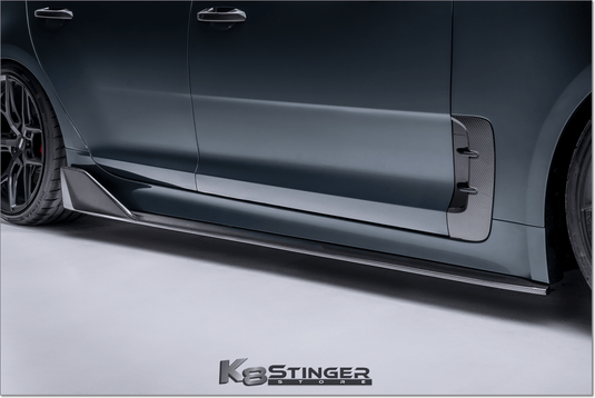 2018 - 2023 Kia Stinger - Adro "Final Edition" Carbon Fiber Side Skirts - FSPE