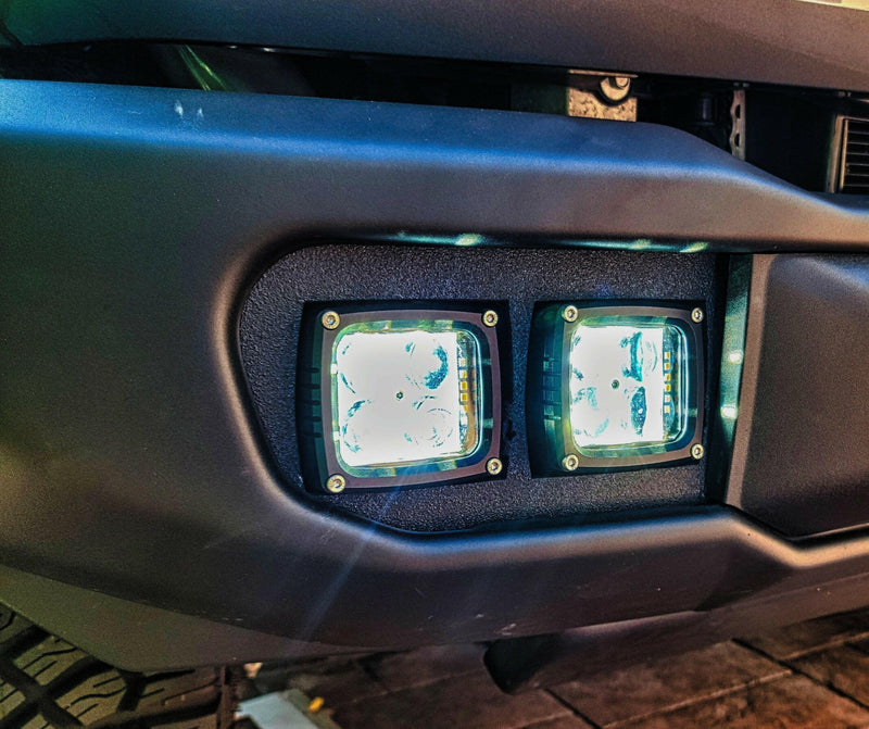 Load image into Gallery viewer, 2021+ Ford Bronco Capable Bumper Dual Function Fog Light Kit - FSPE