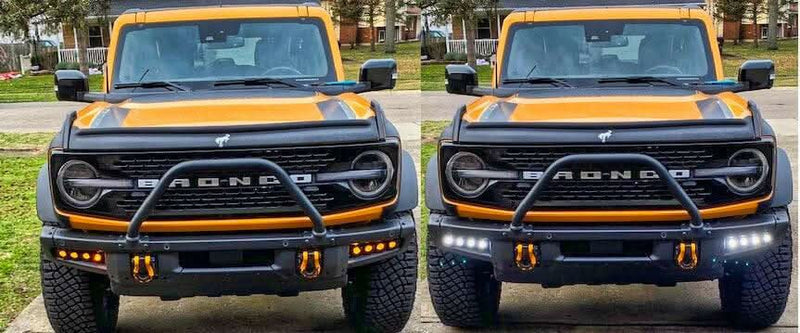 Load image into Gallery viewer, 2021+ Ford Bronco Modular Bumper Dual Function Fog Light Kit - FSPE