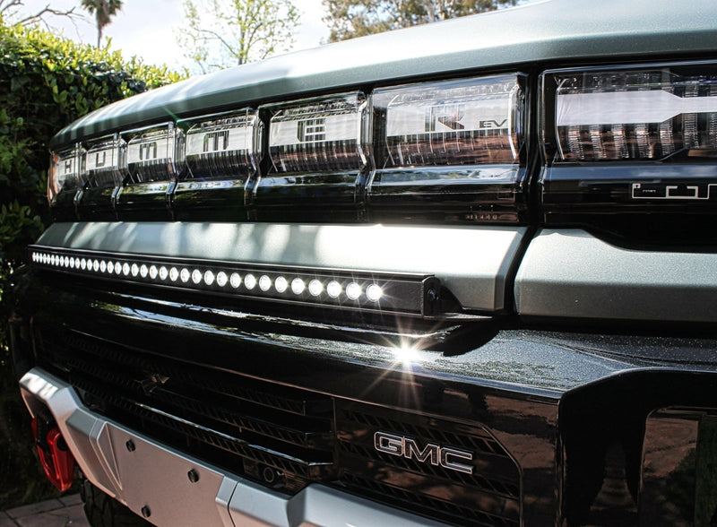 Load image into Gallery viewer, 2022+ GMC Hummer EV Bumper 40in Light Bar - Slim - FSPE