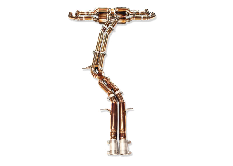 Load image into Gallery viewer, Audi RSQ8 Exhaust VANTA Edition Valved Catback Doulbe X-pipe 3''