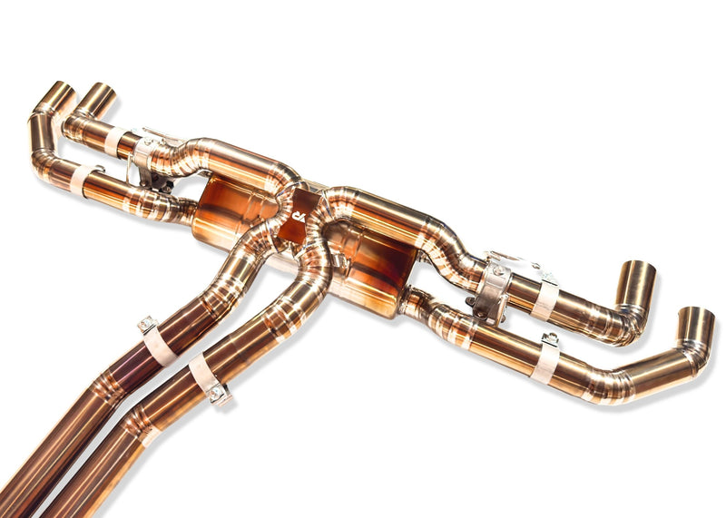 Load image into Gallery viewer, Audi RSQ8 Exhaust VANTA Edition Valved Catback Doulbe X-pipe 3''