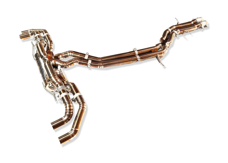 Load image into Gallery viewer, Audi RSQ8 Exhaust VANTA Edition Valved Catback Doulbe X-pipe 3''