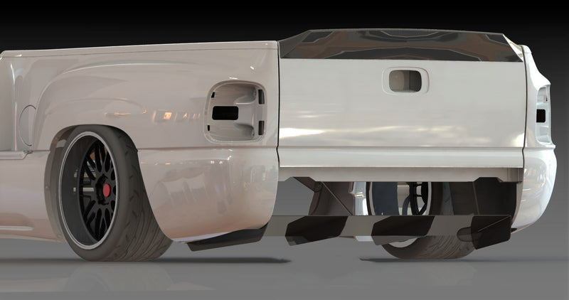 Load image into Gallery viewer, Chevrolet Silverado Stepside (1999-2006) Duck Bill (rear spoiler) by KD