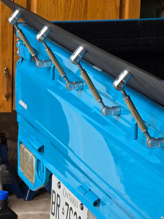 Adjustable Splitter Support Rods (PAIR) - METALLIC VINTAGE GOLD