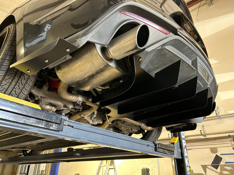 Load image into Gallery viewer, Ford Mustang (2018-2023) Ecoboost ATHENA Rear Diffuser & Spats