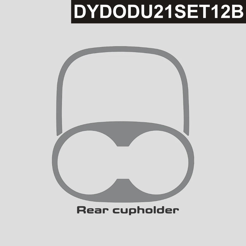 Load image into Gallery viewer, Dodge Durango (2021-2025) Carbon Fiber Rear Cupholder Trim