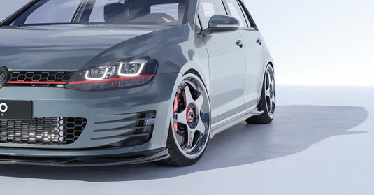 VW Golf GTI & Golf R Mk7 & Mk7.5 (2015-2021) EVO-1 Side Skirts