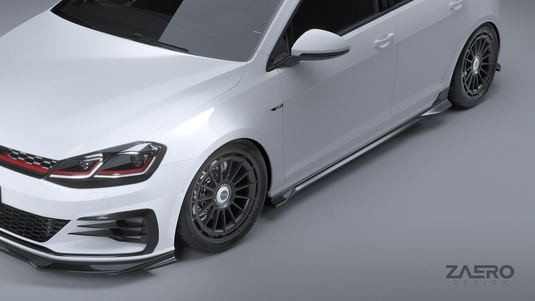 VW Golf GTI & Golf R Mk7 & Mk7.5 (2015-2021) EVO-1 Side Skirts