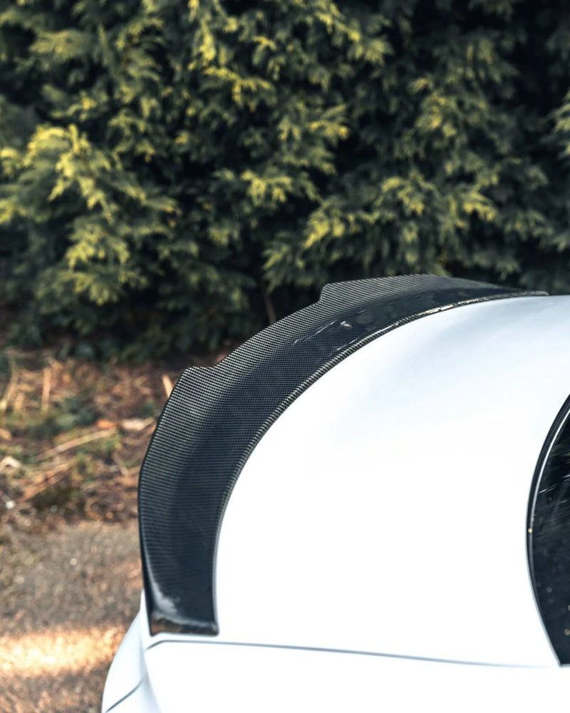 Load image into Gallery viewer, Audi A3, S3, & RS3 (2022+, 8Y) Carbon Fiber Ducktail Rear Spoiler - FSPE