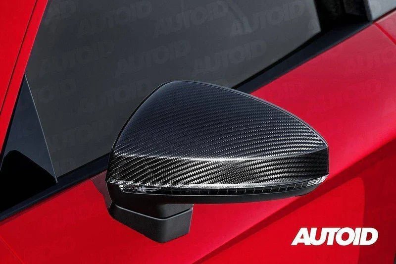 Load image into Gallery viewer, Audi R8 4S (2016 - 24) & Audi TT 8S MK3 (2014 - 24) Carbon Fiber Mirror Covers - FSPE