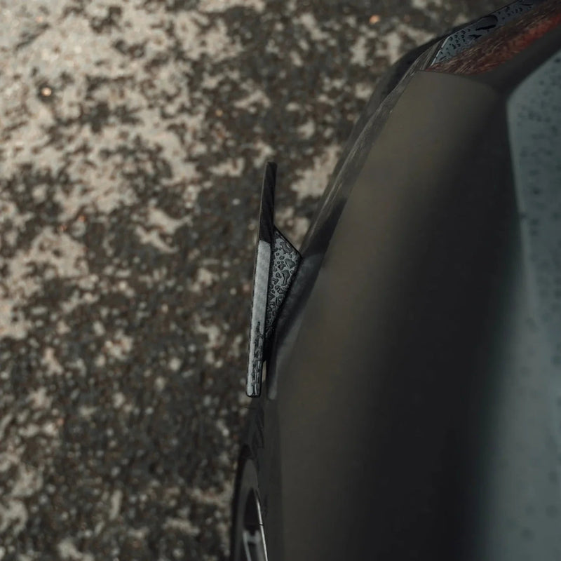 Load image into Gallery viewer, Audi R8 4S (2016 - 24) Carbon Fiber Rear Bumper Canards - FSPE