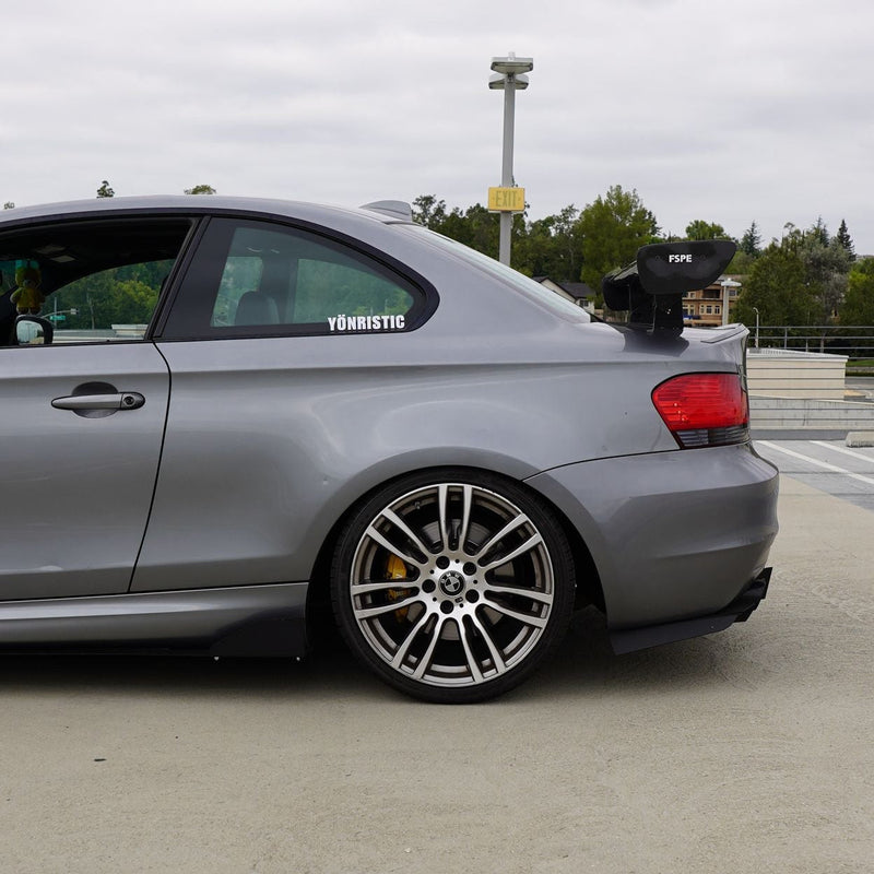 Load image into Gallery viewer, BMW 128i / 135i (2007-2013) E82 Aluminum Side Skirt Extensions V1 & V2 - FSPE