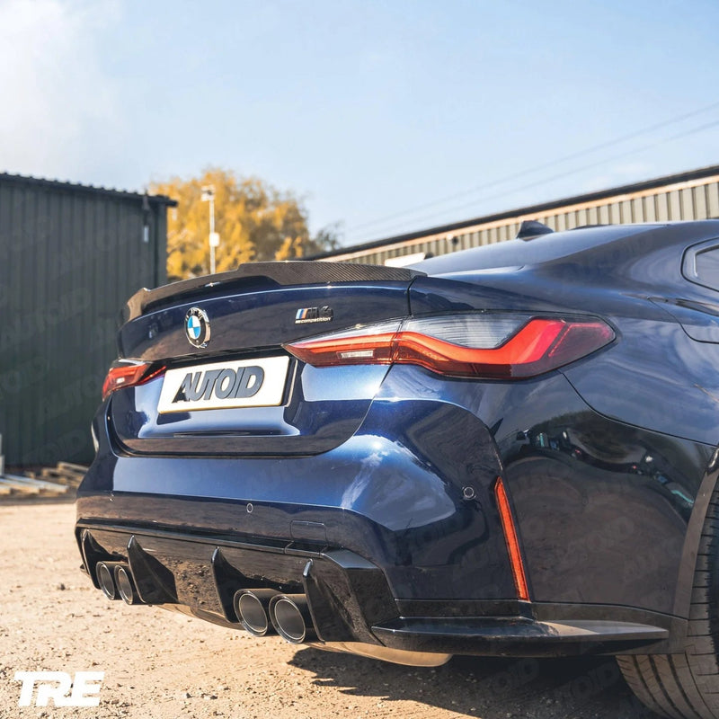 Load image into Gallery viewer, BMW 4 - Series / M4 (2021 - 25 G22 / G82) Carbon Fiber Competition Rear Spoiler - FSPE
