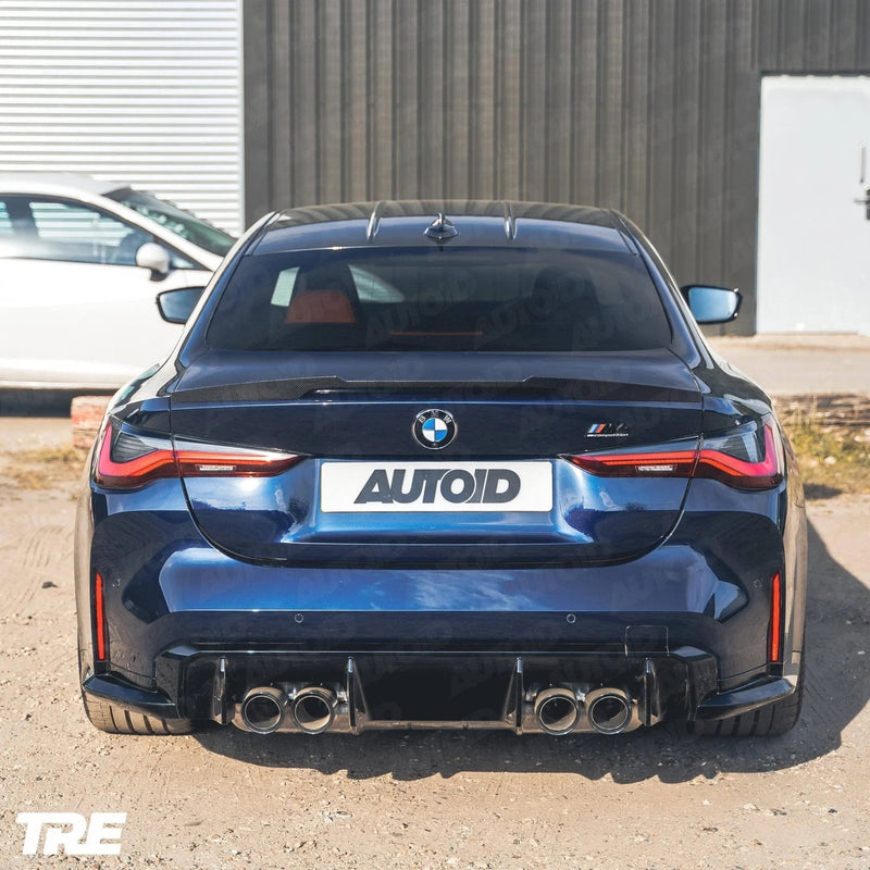 Load image into Gallery viewer, BMW 4 - Series / M4 (2021 - 25 G22 / G82) Carbon Fiber Competition Rear Spoiler - FSPE