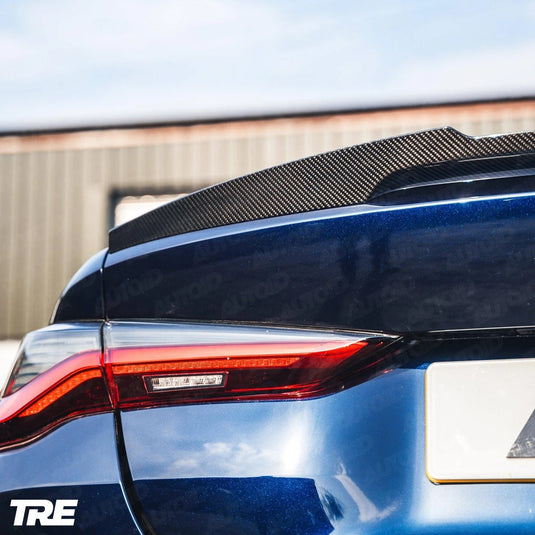 BMW 4 - Series / M4 (2021 - 25 G22 / G82) Carbon Fiber Competition Rear Spoiler - FSPE