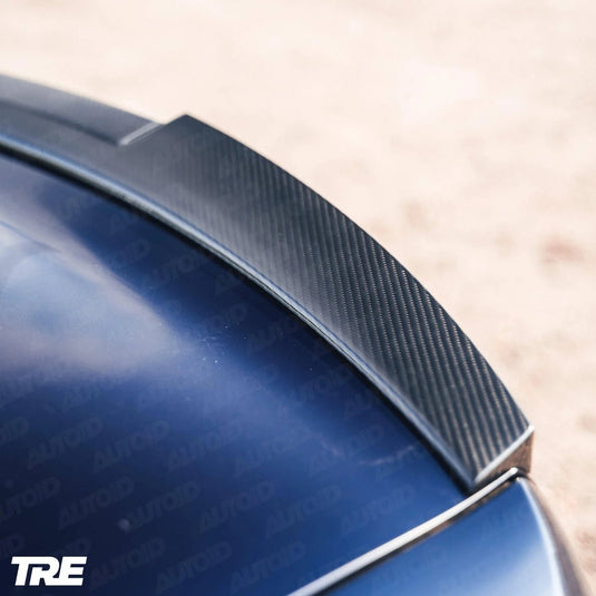 BMW 4 - Series / M4 (2021 - 25 G22 / G82) Carbon Fiber Competition Rear Spoiler - FSPE