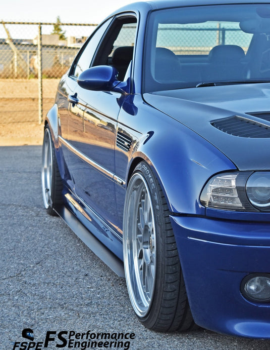 BMW E46 M3 (2000 - 2006) Side Skirt Extensions V1 - FSPE