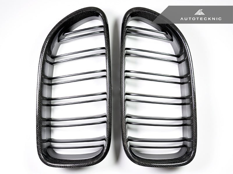 Load image into Gallery viewer, BMW F06/ F12/F13 | 6 Series & M6 - Dual - Slats Carbon Fiber Front Grille Set - FSPE