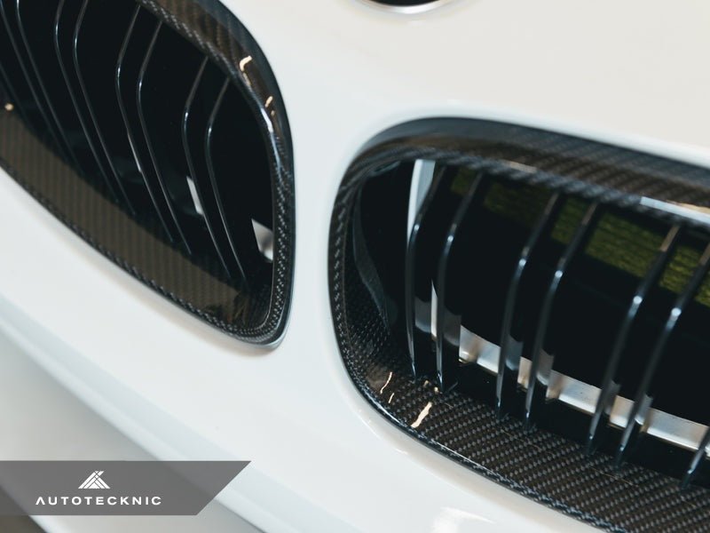 Load image into Gallery viewer, BMW F87 M2 | F22 2 - Series - Dual - Slats Carbon Fiber Front Grille Set - FSPE