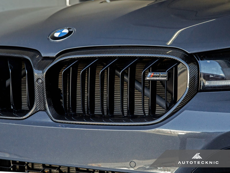Load image into Gallery viewer, BMW F90 M5 LCI - Dry Carbon Grille Surround - FSPE