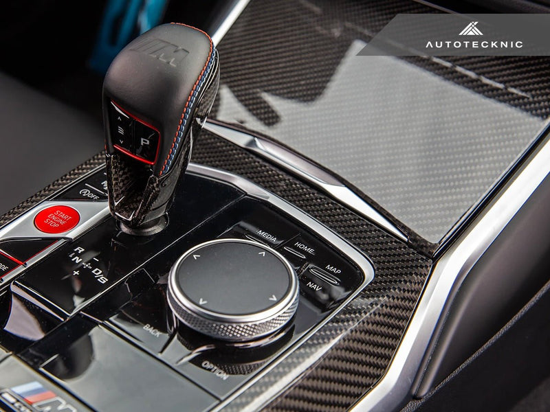 Load image into Gallery viewer, BMW F91/ F92/ F93 M8 - Dry Carbon Gear Selector Cover - FSPE