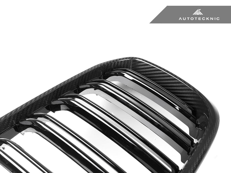 Load image into Gallery viewer, BMW G01 X3 | G02 X4 Pre - LCI - Dry Carbon Fiber Dual - Slats Front Grille Set - FSPE