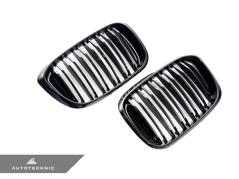 Load image into Gallery viewer, BMW G01 X3 | G02 X4 Pre - LCI - Dual - Slats Gloss Black Front Grille Set - FSPE
