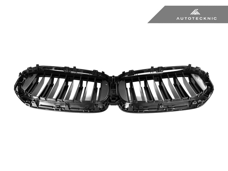 Load image into Gallery viewer, BMW G05 X5 LCI - Dual - Slat Gloss Black Front Grilles - FSPE