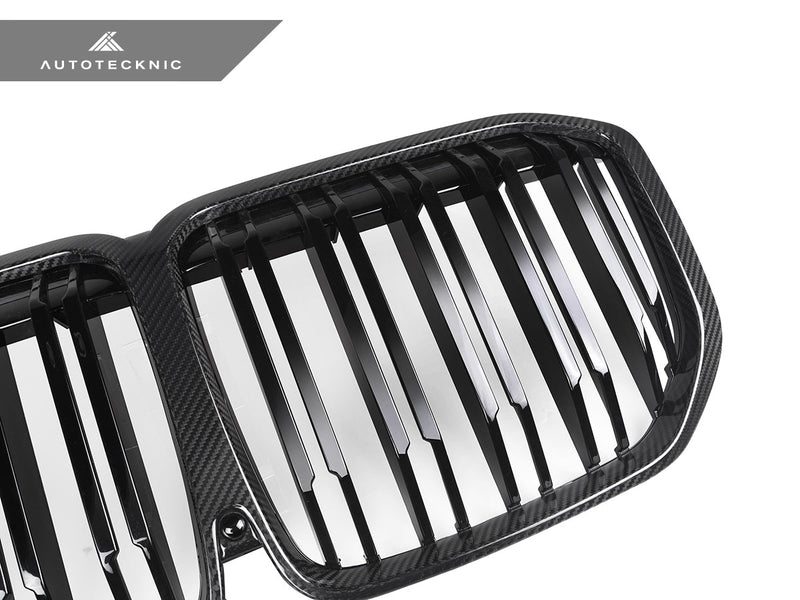 Load image into Gallery viewer, BMW G07 X7 Pre - LCI - Dual - Slats Dry Carbon Front Grilles - FSPE