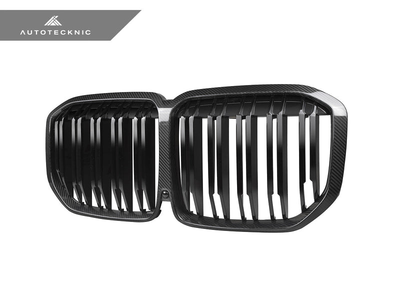 Load image into Gallery viewer, BMW G07 X7 Pre - LCI - Dual - Slats Dry Carbon Front Grilles - FSPE
