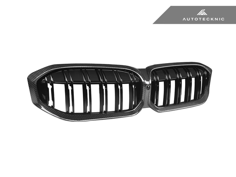 Load image into Gallery viewer, BMW G20 3 - Series LCI - Dry Carbon Fiber Dual - Slat Front Grilles - FSPE