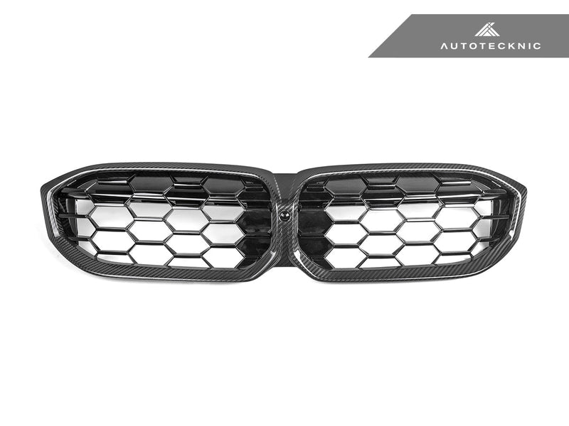 Load image into Gallery viewer, BMW G20 3 - Series LCI - Dry Carbon Fiber Honeycomb Front Grilles - FSPE