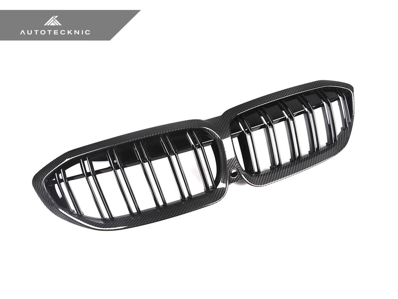 Load image into Gallery viewer, BMW G20 3 - Series Pre - LCI - Dry Carbon Fiber Dual - Slats Front Grilles - FSPE