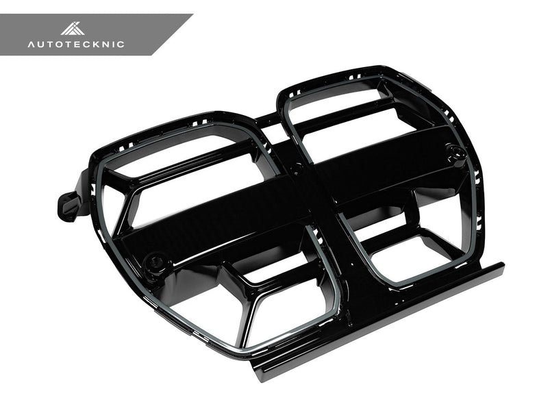 Load image into Gallery viewer, BMW G8X M3/M4 Competizione Sport Gloss Black Front Grilles - FSPE