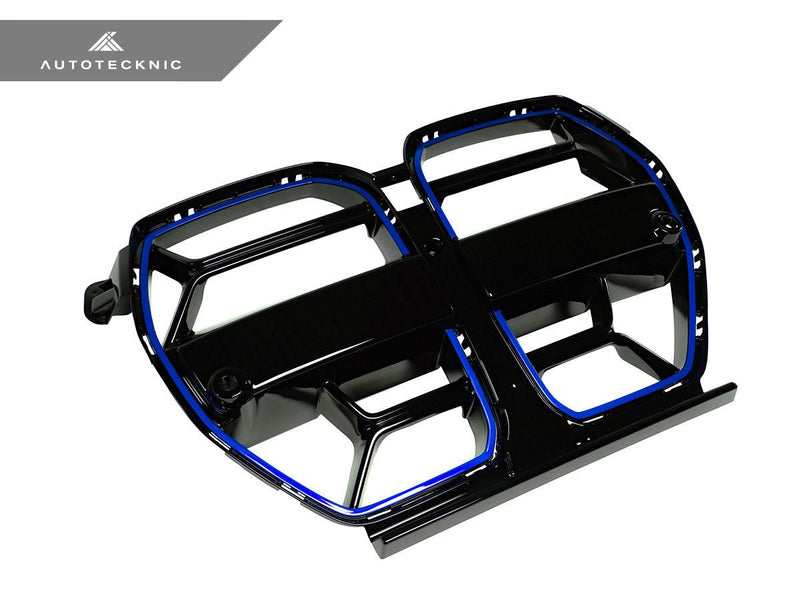 Load image into Gallery viewer, BMW G8X M3/M4 Competizione Sport Gloss Black Front Grilles - FSPE