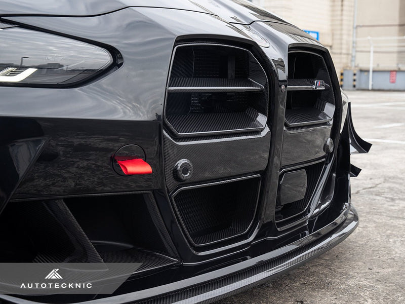 Load image into Gallery viewer, BMW G8X M3/M4 - Dry Carbon Avanzato Front Grilles - FSPE