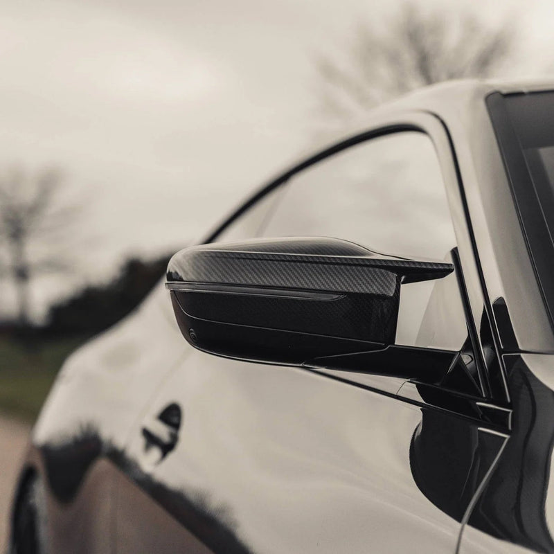 Load image into Gallery viewer, BMW M2, M3, M4, M240i, M340i Carbon Fiber Wing Mirror Covers - FSPE