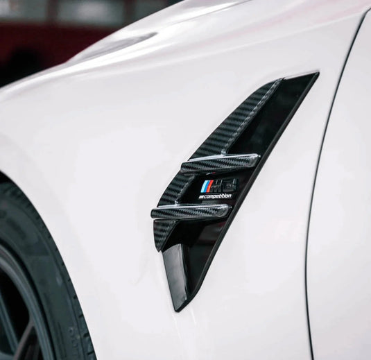 BMW M3 G80/G81, M4 G82/G83 Carbon Fiber Side Fender Trim Covers - FSPE