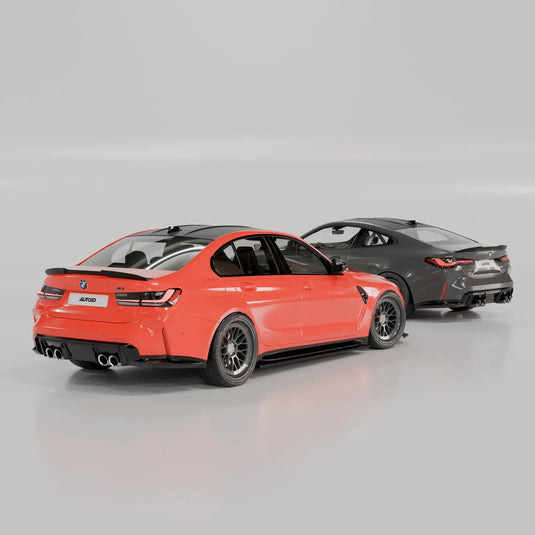 BMW M4 G82/83 & 4 - Series G22 Carbon Fiber PR - 1 Rear Spoiler - FSPE