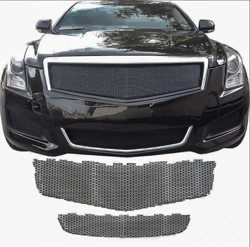 Load image into Gallery viewer, Cadillac ATS (2013 - 2014) Top & Bottom Grille Mesh Set - FSPE